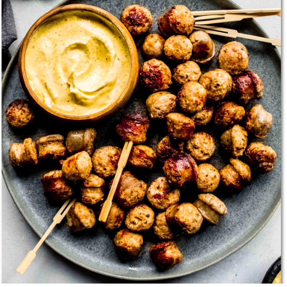 Italian Sausage Platter with Mustard & Honey