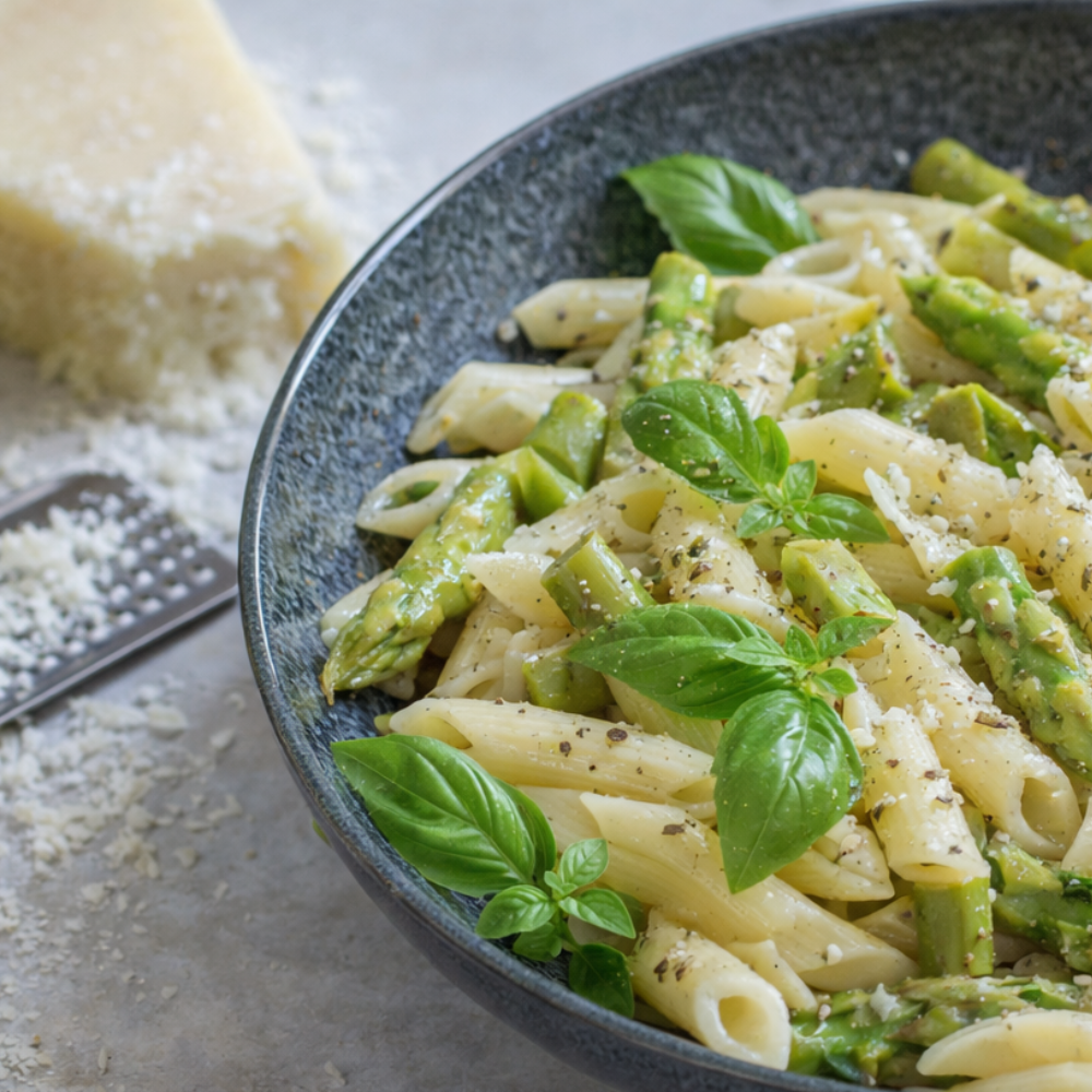 Spring Pasta with Asparagus and Pecorino Romano