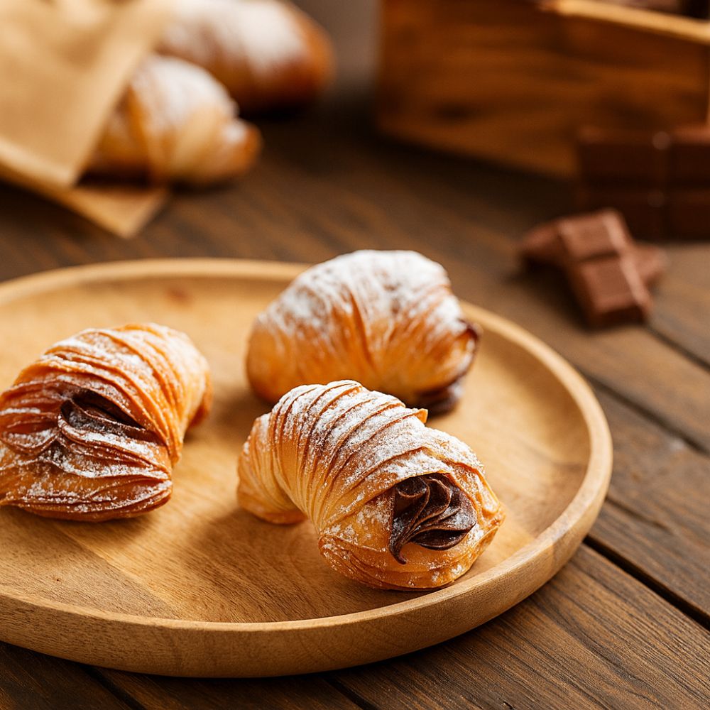 Box of 6 Italian Aragostine Pastries - Chocolate Cream