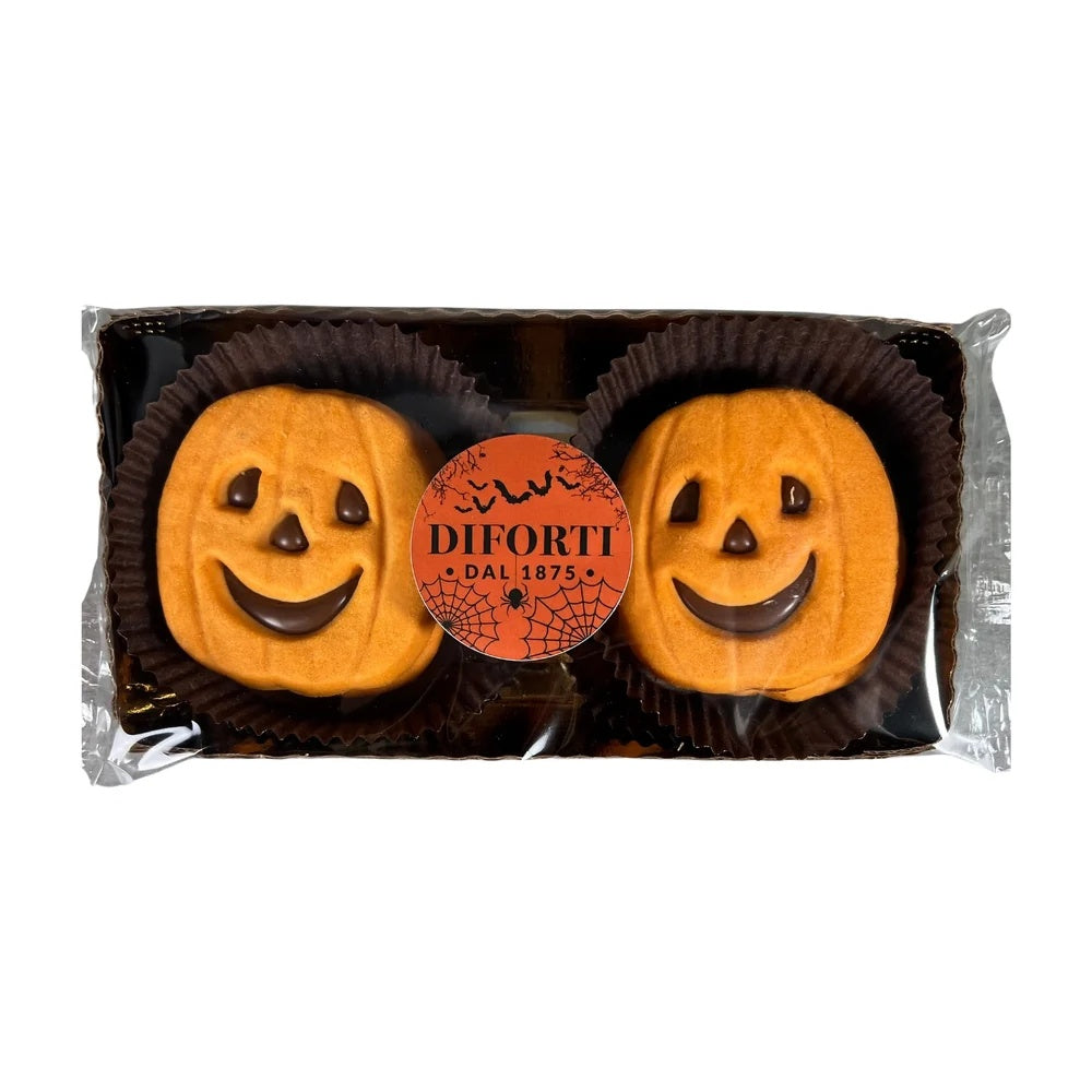 Italian Halloween Pumpkin Biscuits – Cocoa & Hazelnut 200g