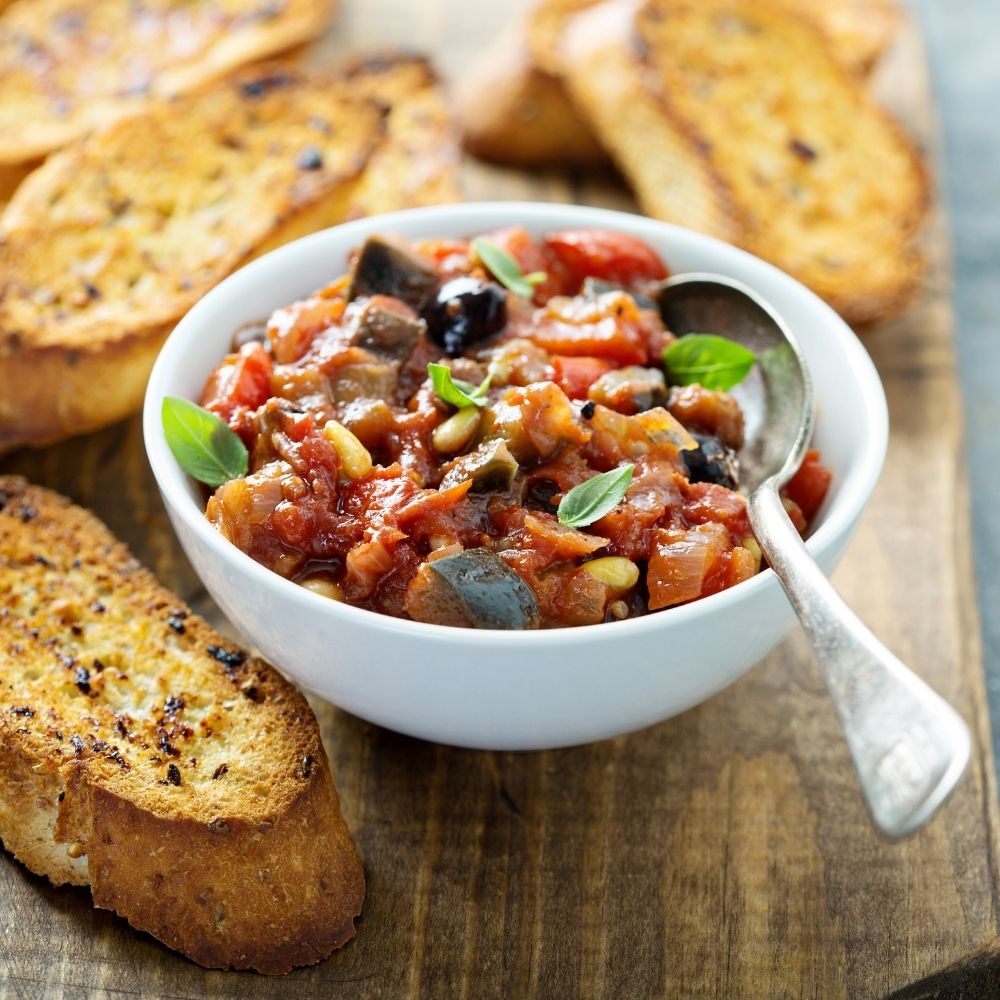 Sicilian Caponata with San Marzano Tomatoes