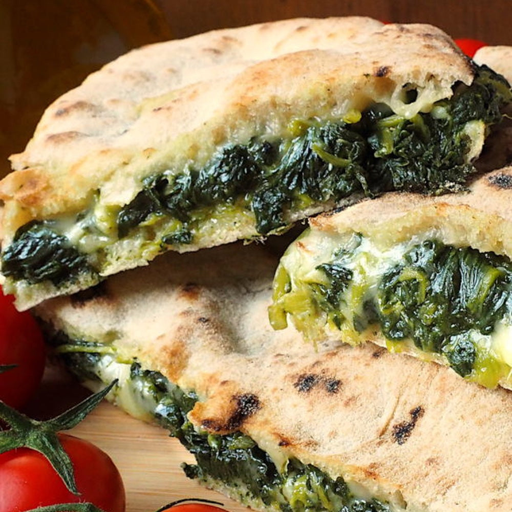 Toasted Focaccia with Scamorza & Friarielli