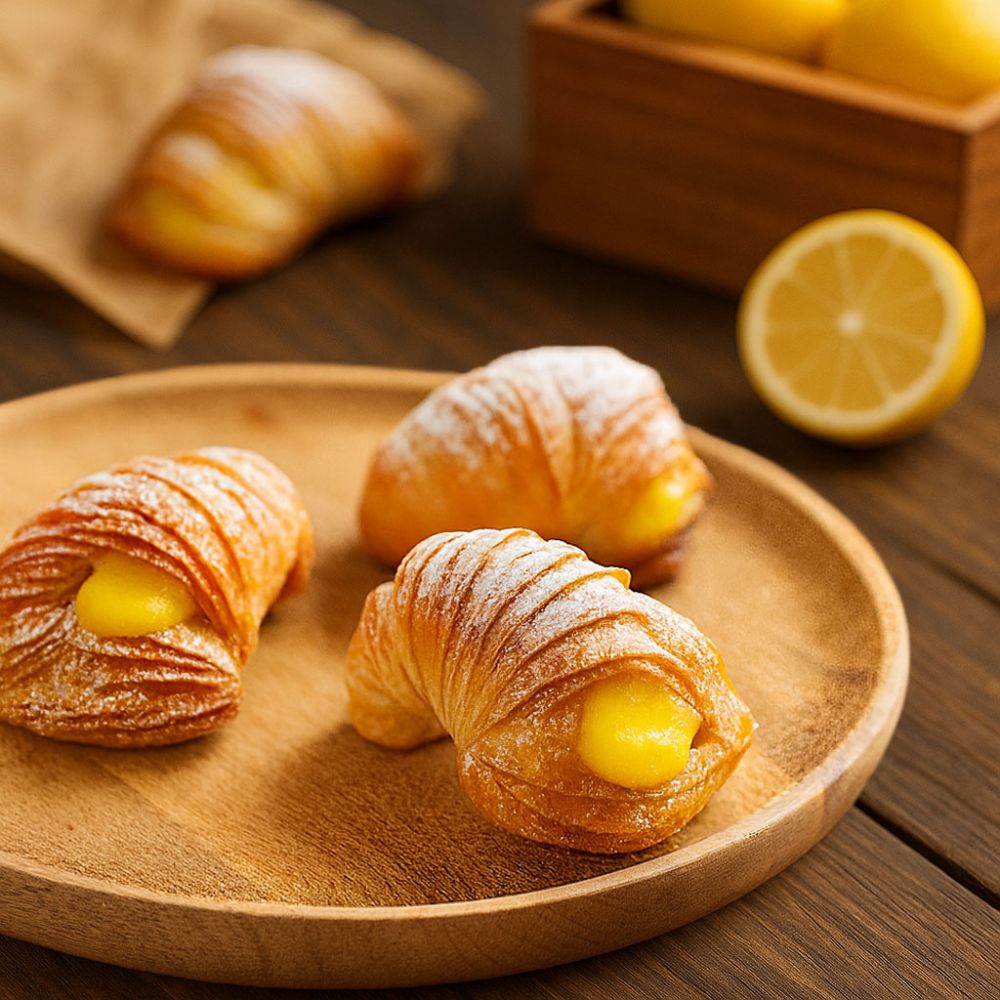 Box of 6 Italian Aragostine Pastries - Lemon Cream