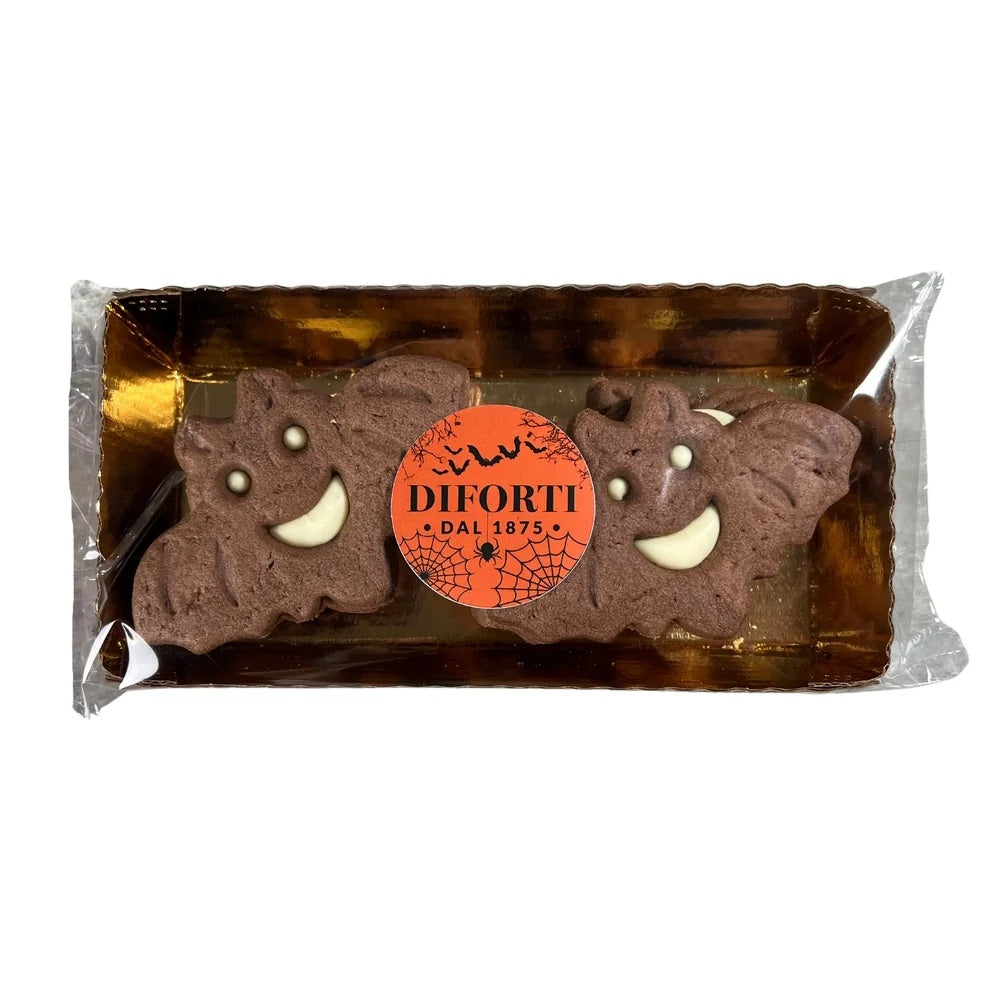 Italian Halloween Bat Biscuits – White Crème 200g