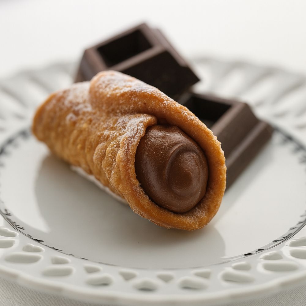 Sicilian Cannoli - Chocolate Cream
